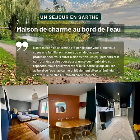Tatil Evi Au Bord De La Sarthe - 6 Personnes